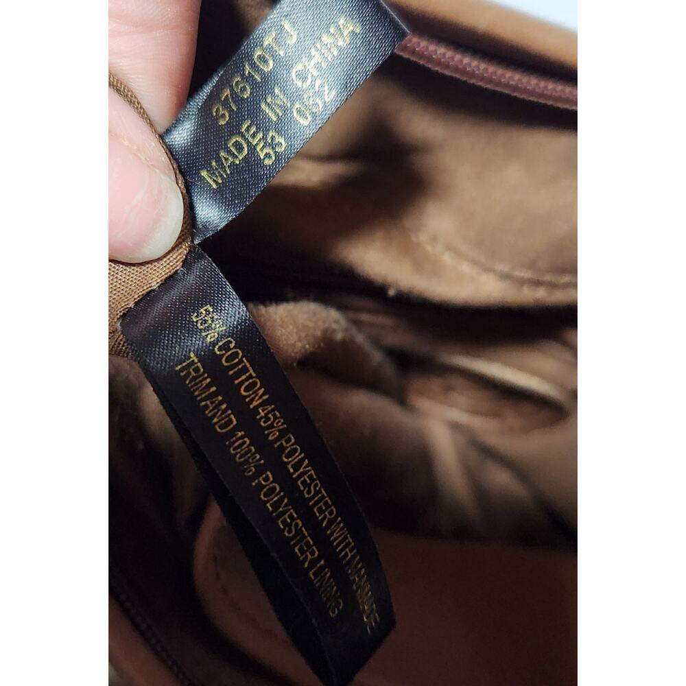 Vintage Etienne Aigner Canvas/Leather Monogram Logo Purse - Picture 5 of 7